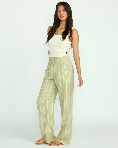 Billabong New Waves 2 Elastic Waist Pants - Avocado