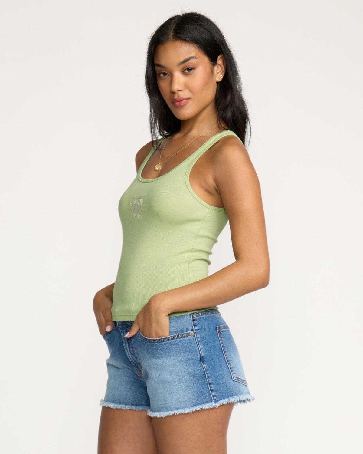 Billabong Nothing But Sun Knit Tank - Pistachio