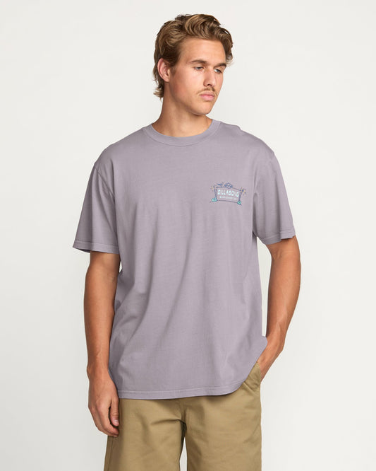 Billabong No Vacancy Premium Wave Wash Tee - Light Purple