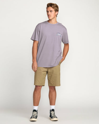 Billabong No Vacancy Premium Wave Wash Tee - Light Purple