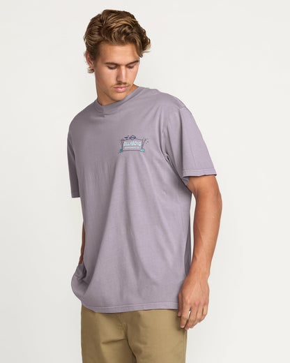 Billabong No Vacancy Premium Wave Wash Tee - Light Purple