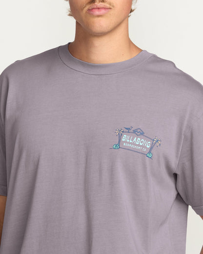 Billabong No Vacancy Premium Wave Wash Tee - Light Purple