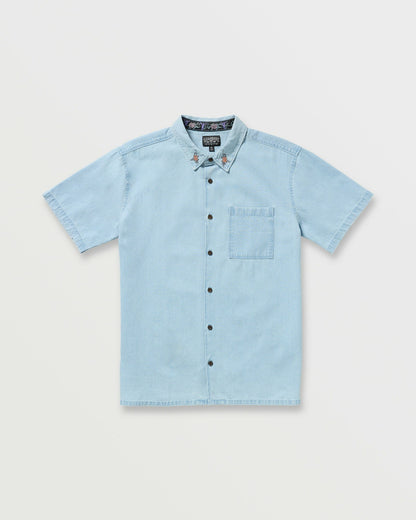 Billabong Occy Short Sleeve Shirt - Cloud Blue