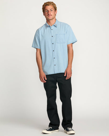 Billabong Occy Short Sleeve Shirt - Cloud Blue