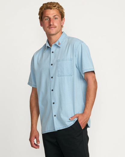 Billabong Occy Short Sleeve Shirt - Cloud Blue