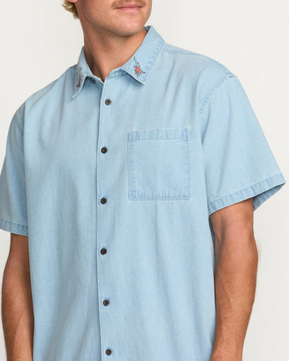 Billabong Occy Short Sleeve Shirt - Cloud Blue