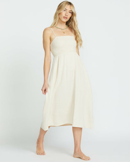 Billabong Off The Coast Dress - Whitecap