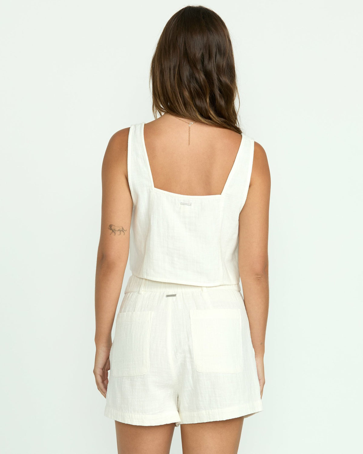 Billabong Open Skies Woven Tank - Salt Crystal