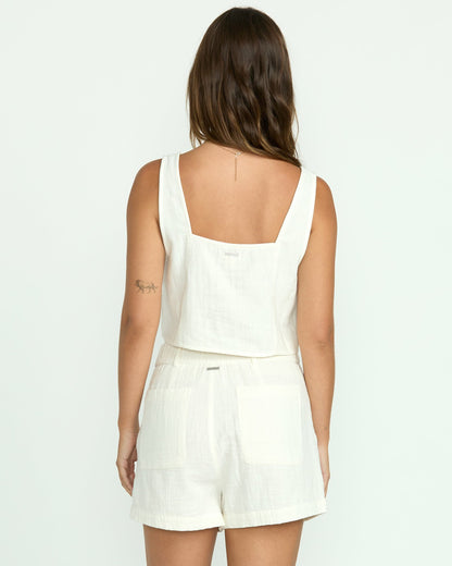 Billabong Open Skies Woven Tank - Salt Crystal