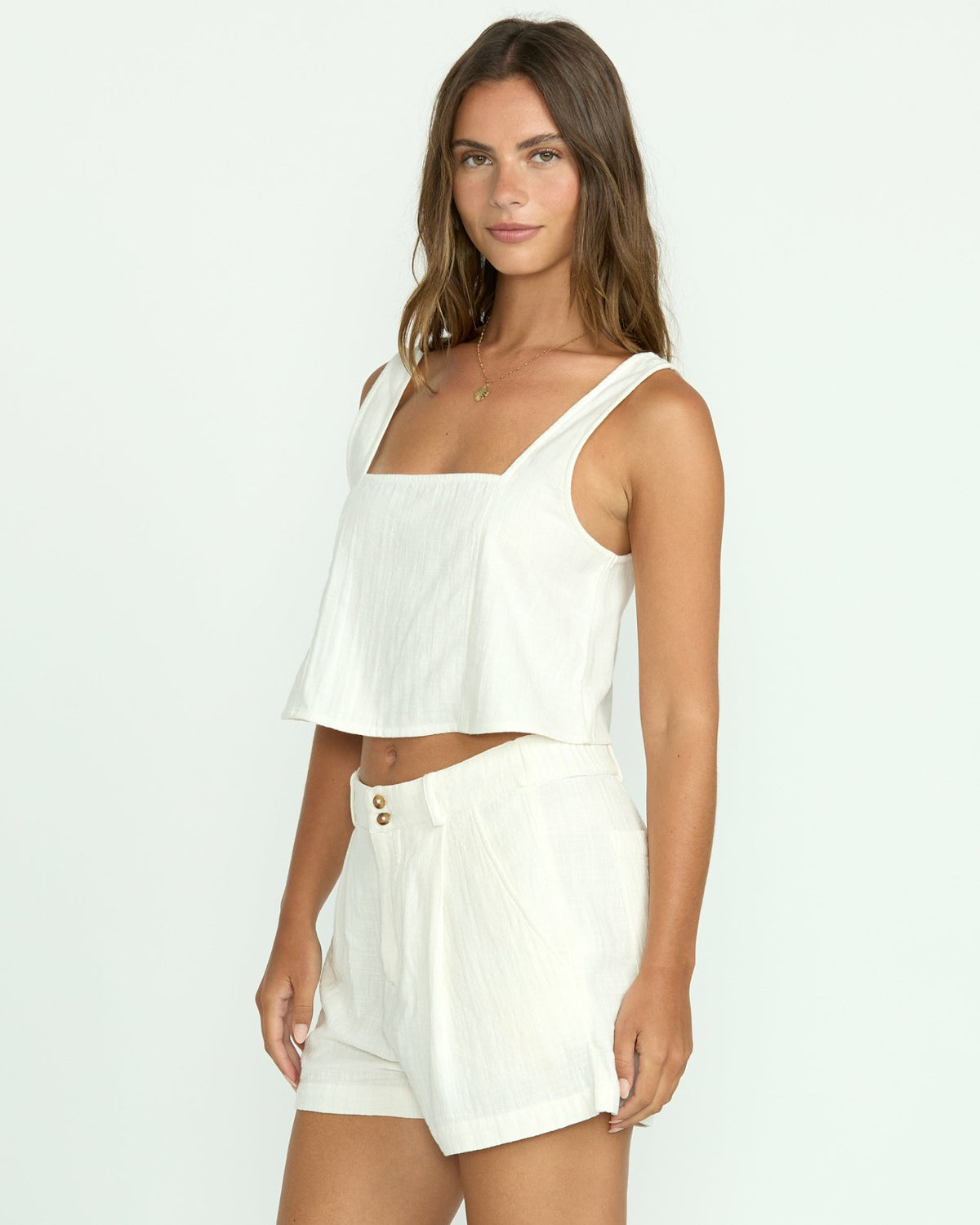 Billabong Open Skies Woven Tank - Salt Crystal