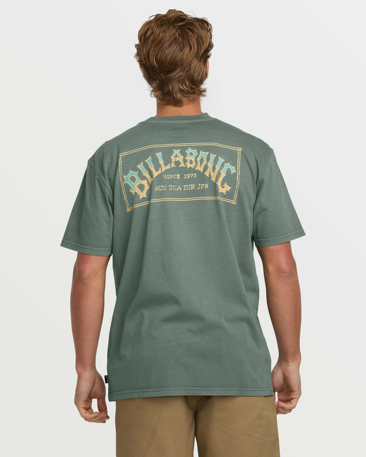 Billabong Original Arch Premium Wave Wash Tee - Dark Slate