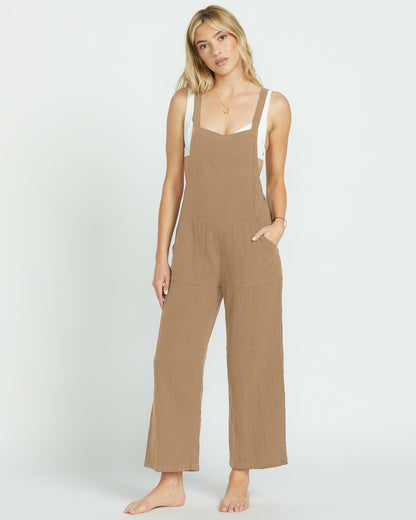 Billabong Pacific Time Jumpsuit - Khaki