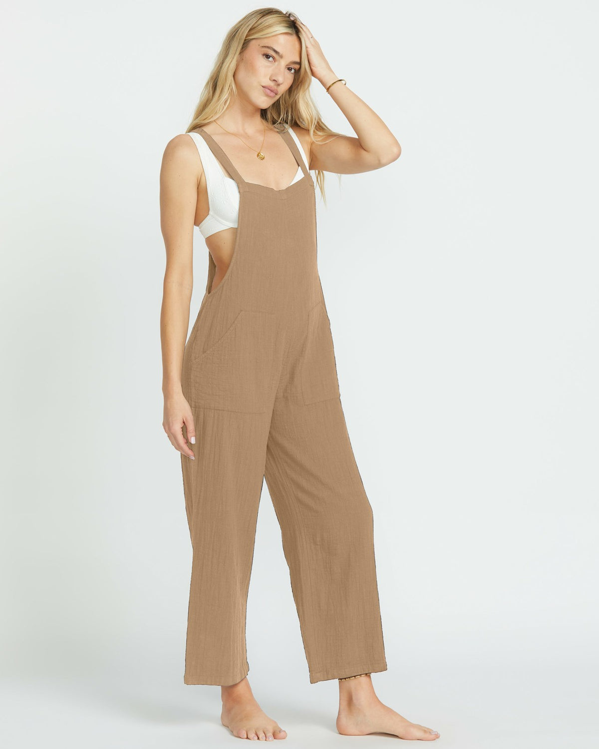 Billabong Pacific Time Jumpsuit - Khaki