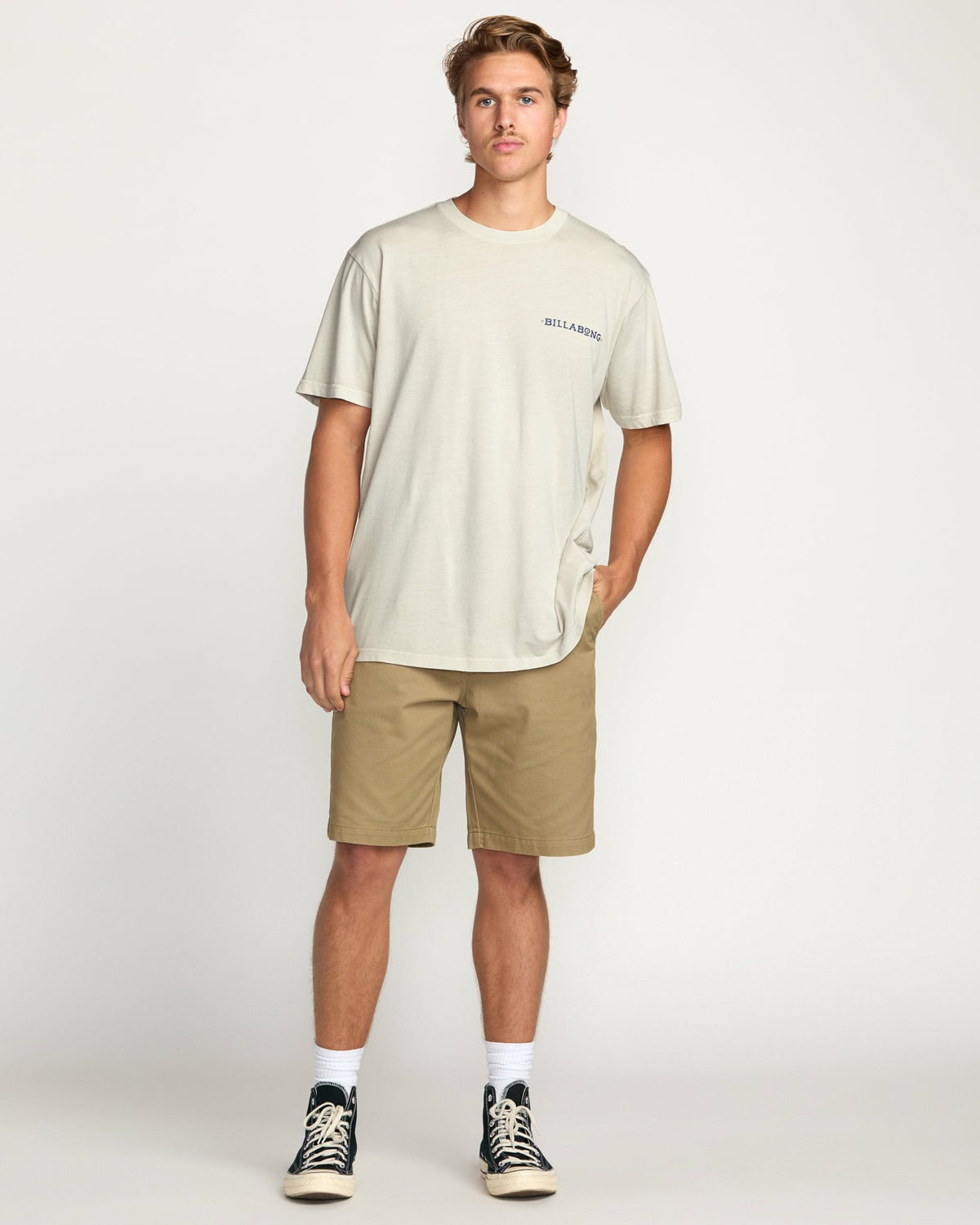 Billabong Paise Haze Premium Wave Wash Tee - Chino