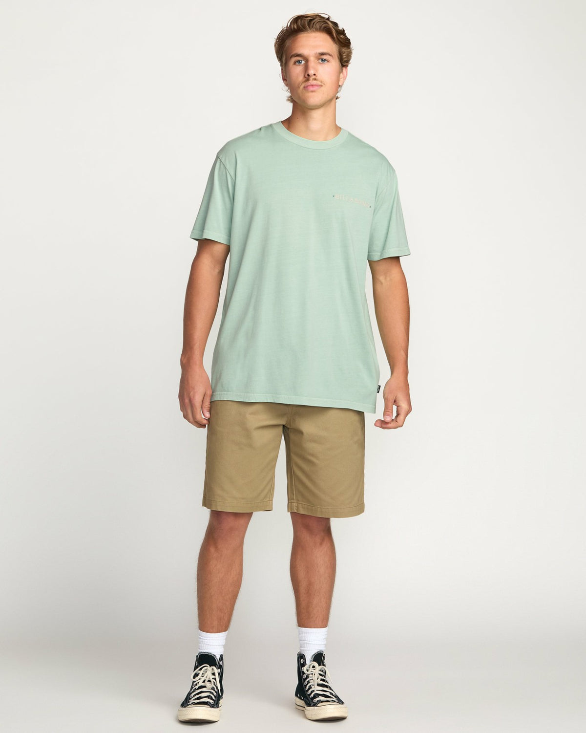 Billabong Paise Haze Premium Wave Wash Tee - Mist Green