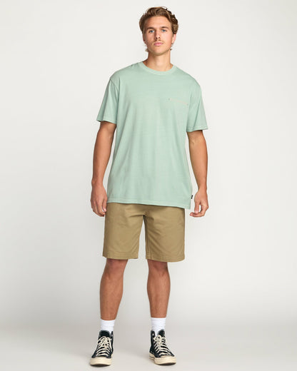 Billabong Paise Haze Premium Wave Wash Tee - Mist Green