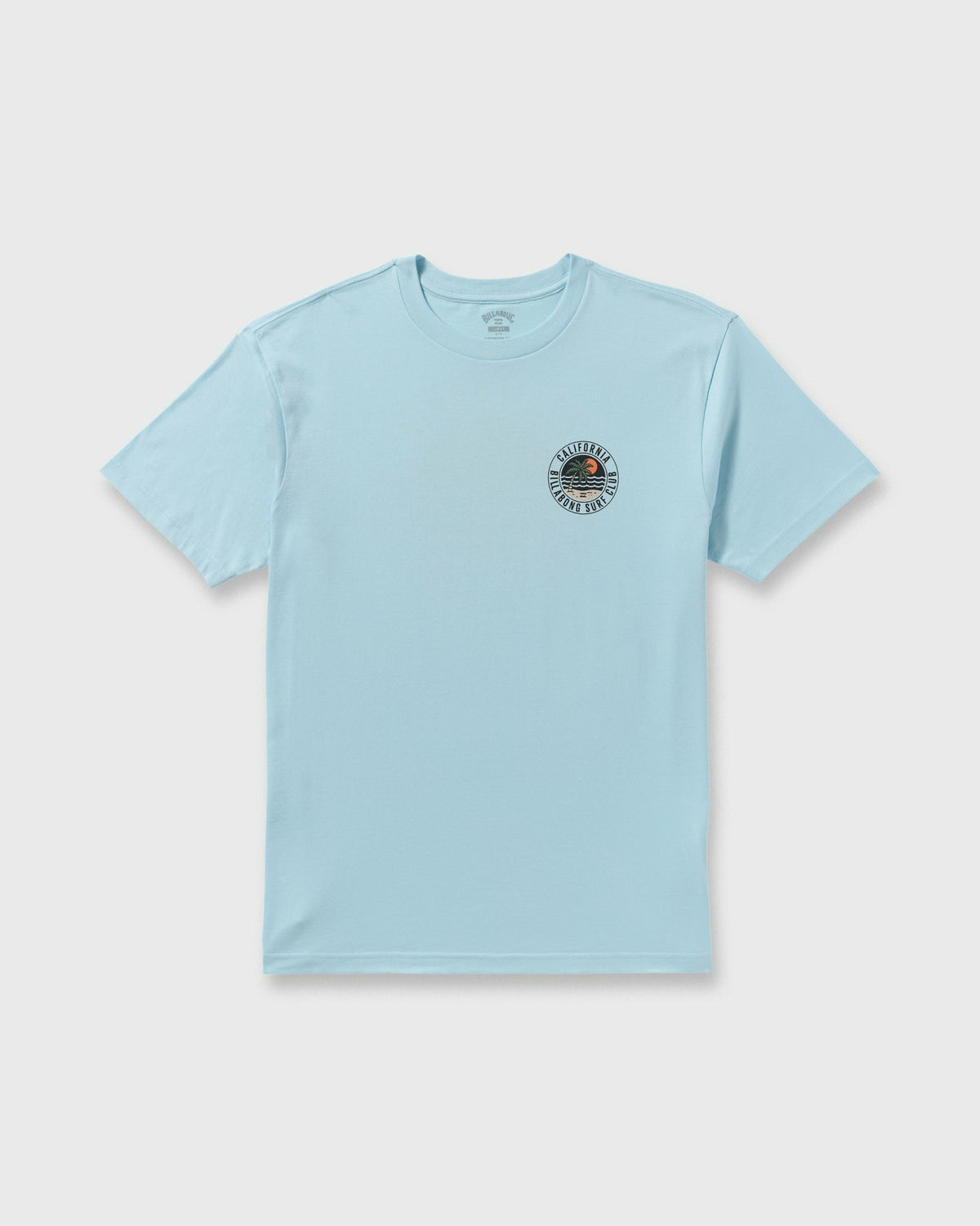 Billabong Palm Beach Ca Premium Short Sleeve T-Shirt - Coastal Blue