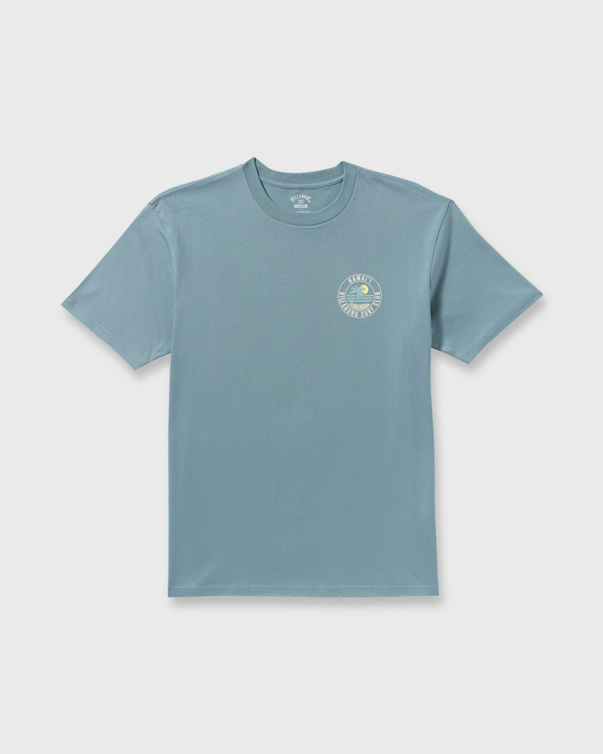 Billabong Palm Beach Hi Premium Short Sleeve T-Shirt - Washed Blue