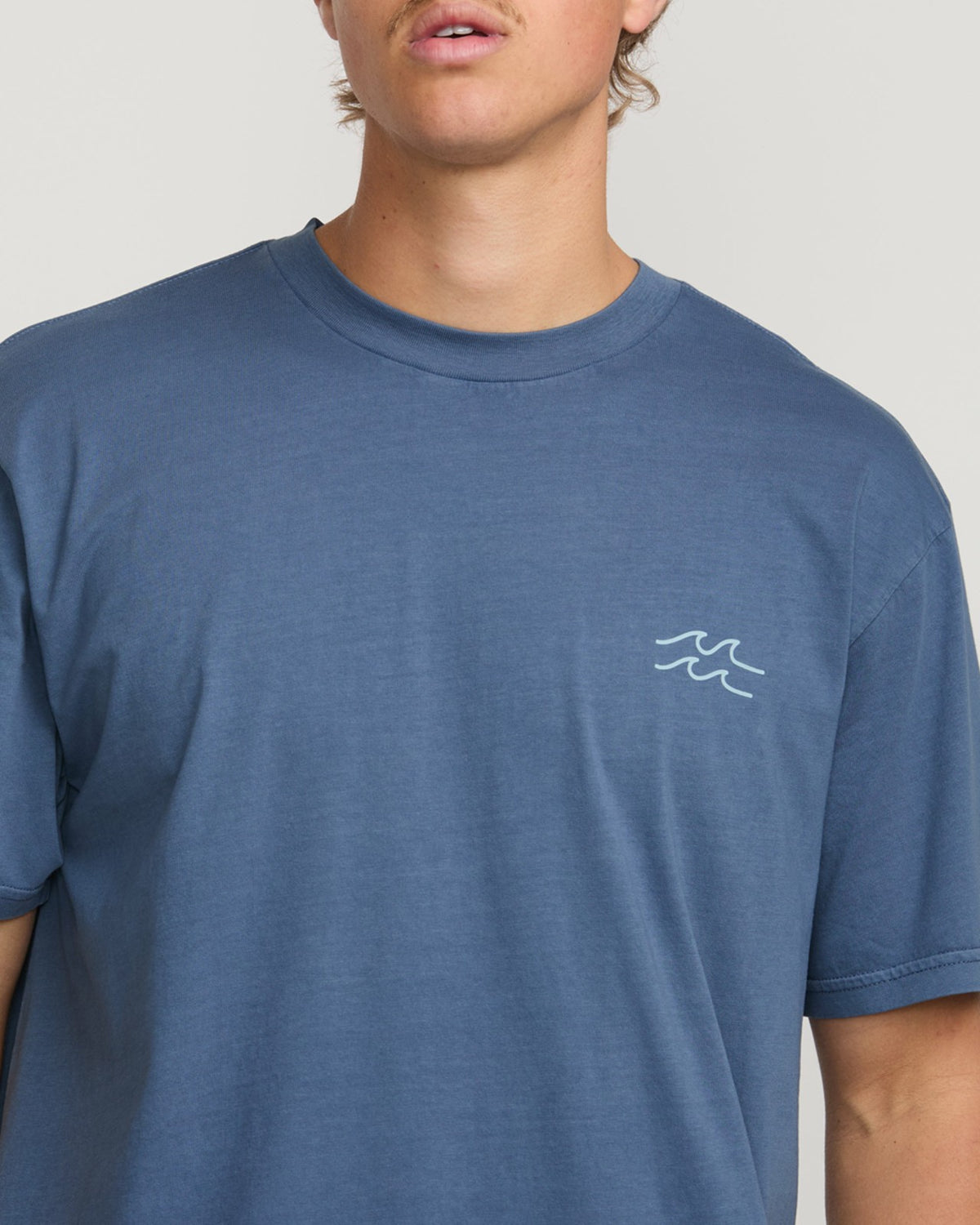 Billabong Palms In The Sun Premium Wave Wash Tee - Slate Blue