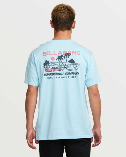 Billabong Palm Springs Premium Tee - Coastal Blue