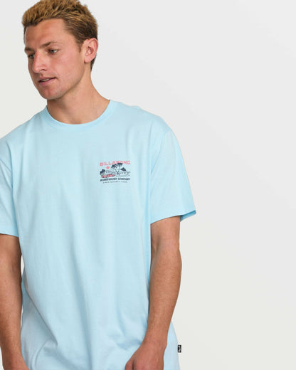 Billabong Palm Springs Premium Tee - Coastal Blue