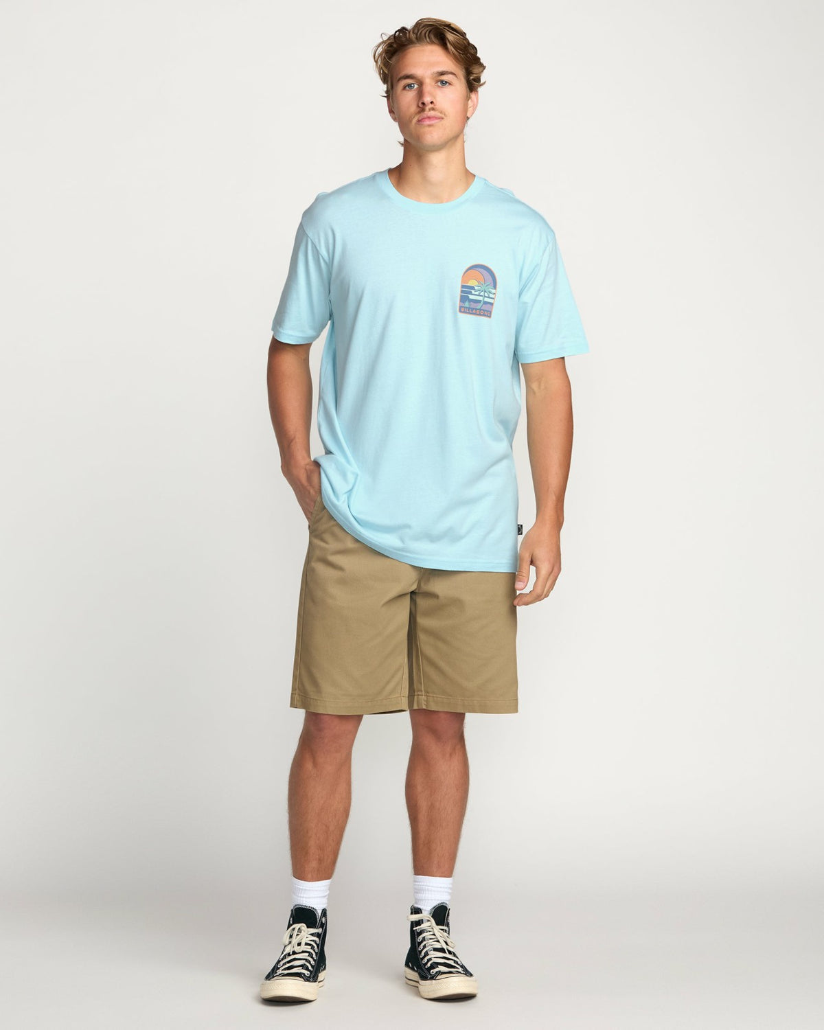 Billabong Portal Premium Tee - Coastal Blue