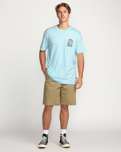 Billabong Portal Premium Tee - Coastal Blue