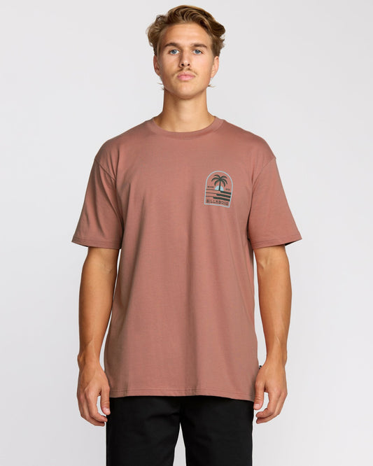 Billabong Portal Premium Short Sleeve T-Shirt - Dusty Rose