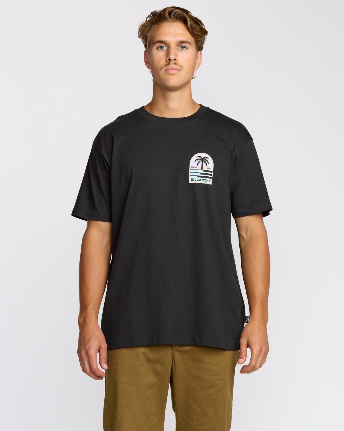Billabong Portal Premium Short Sleeve T-Shirt - Washed Black