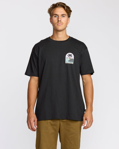 Billabong Portal Premium Short Sleeve T-Shirt - Washed Black
