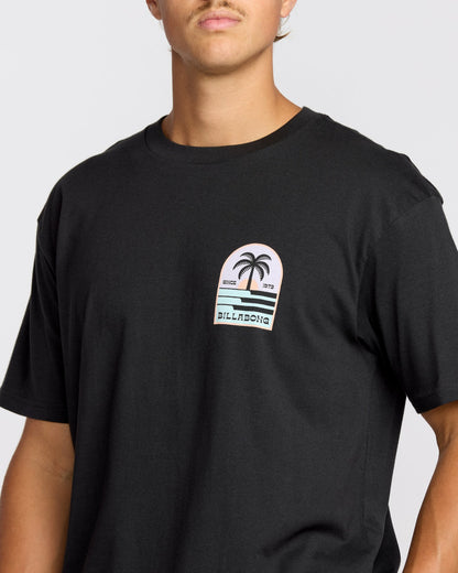 Billabong Portal Premium Short Sleeve T-Shirt - Washed Black