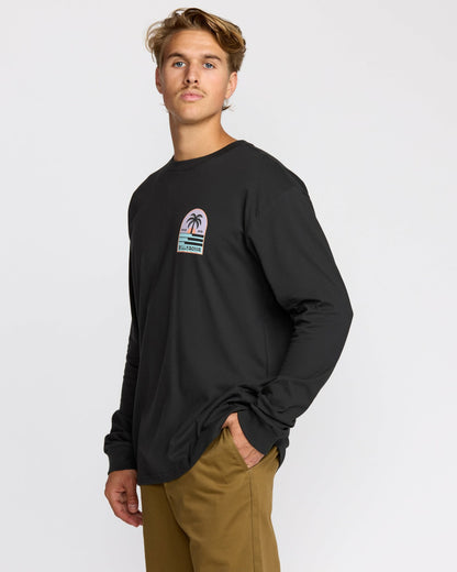 Billabong Portal Regular Long Sleeve T-Shirt - Washed Black
