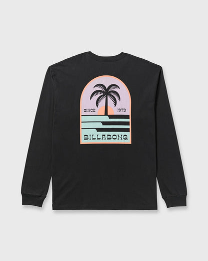 Billabong Portal Regular Long Sleeve T-Shirt - Washed Black