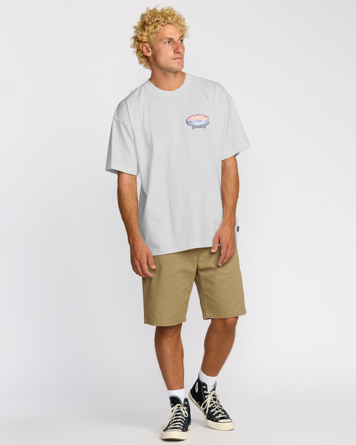 Billabong Quadriple OG Short Sleeve T-Shirt - White