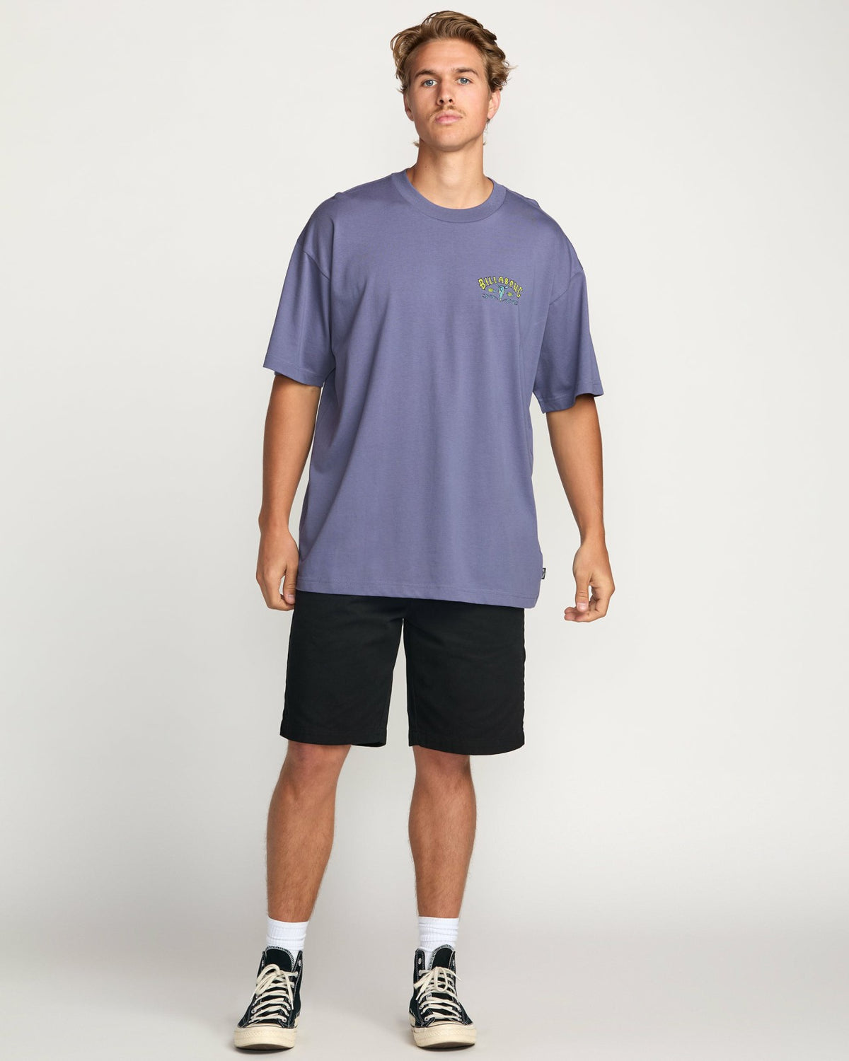 Billabong Raging Bull Regular Tee - Lavender