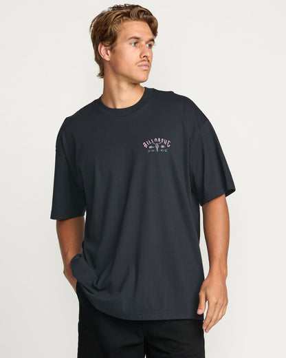 Billabong Raging Bull Regular Tee - Washed Black