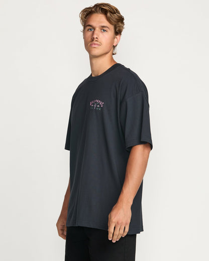 Billabong Raging Bull Regular Tee - Washed Black