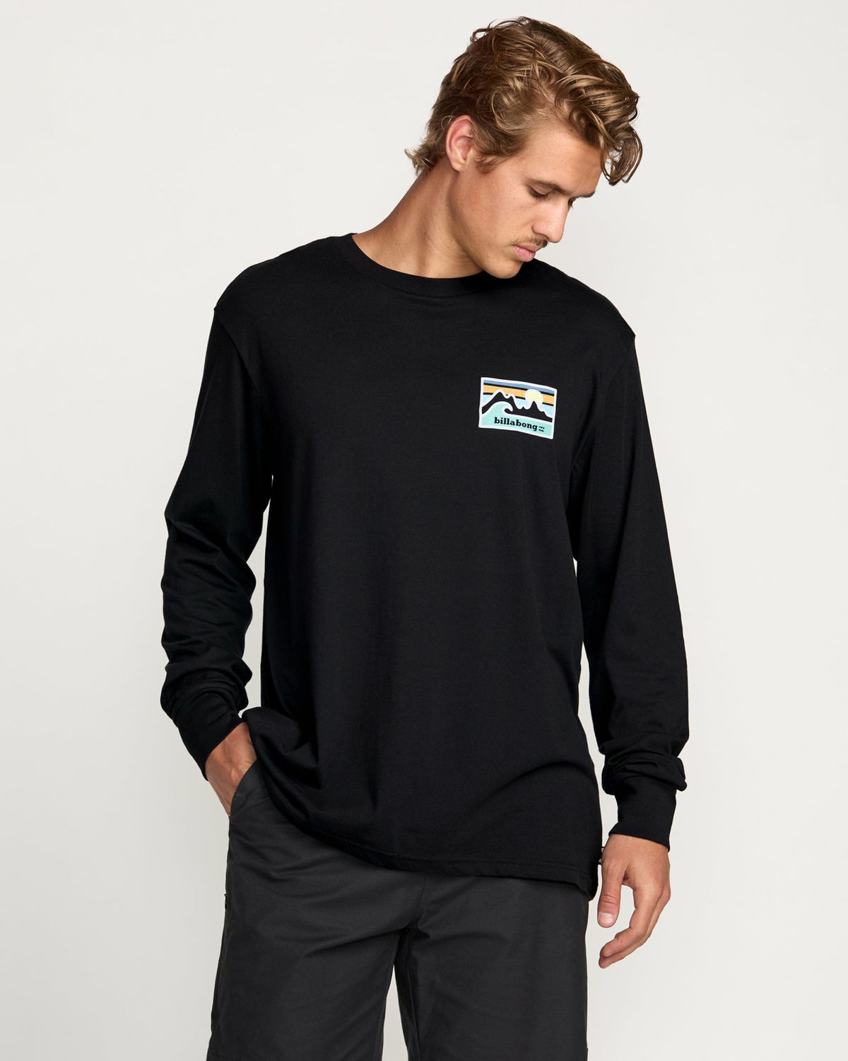 Billabong Range A/Div Long Sleeve Tee - Black