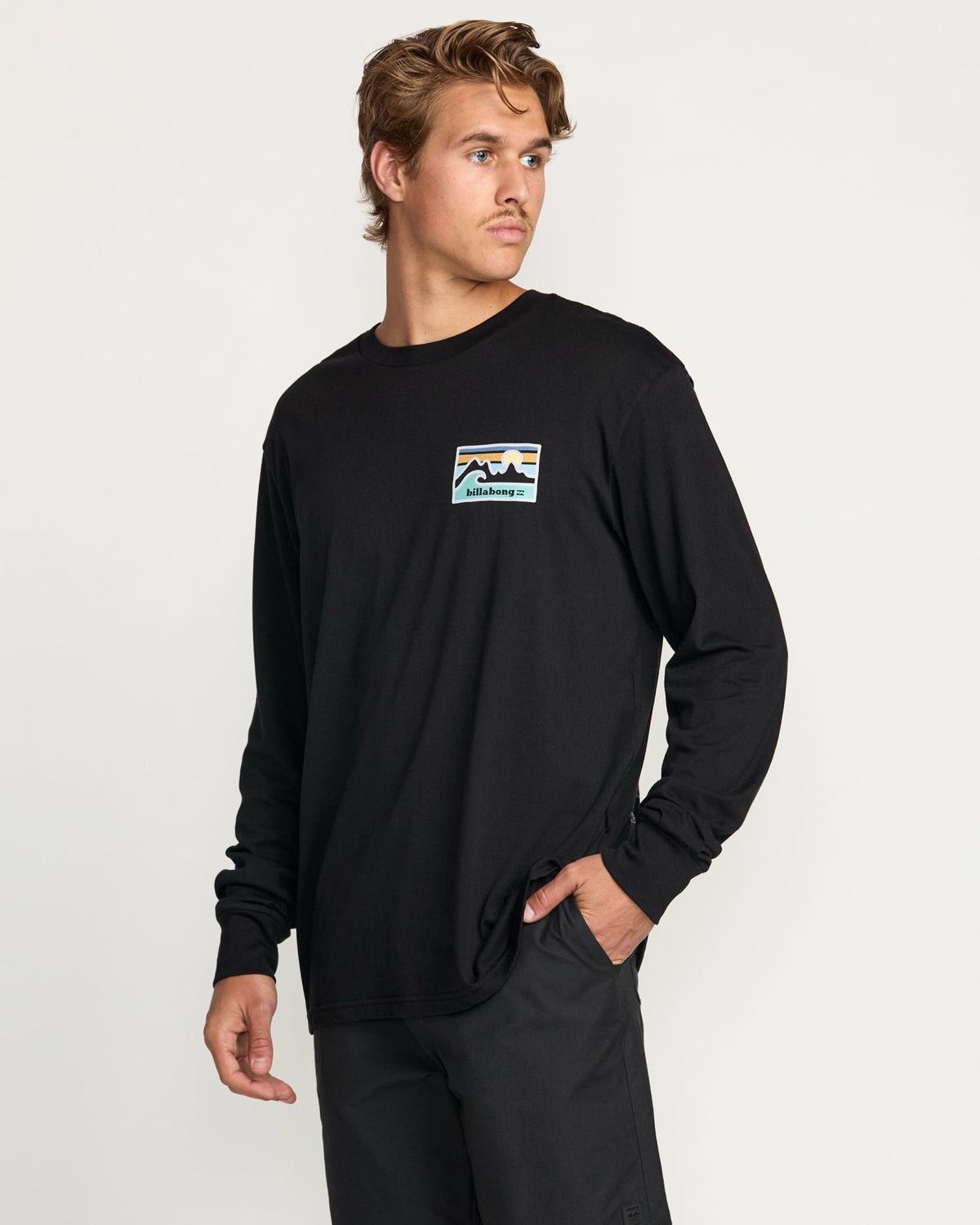 Billabong Range A/Div Long Sleeve Tee - Black