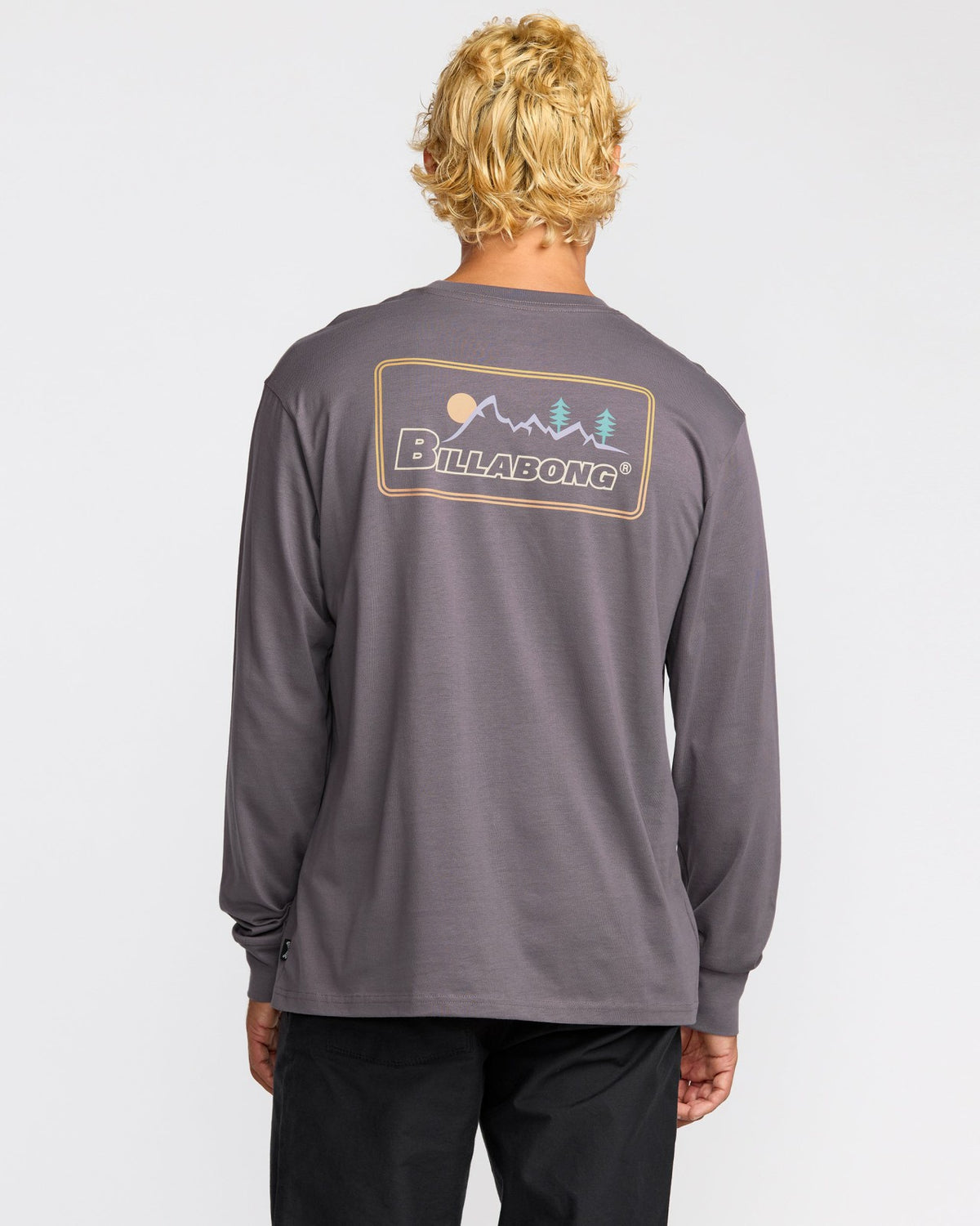 Billabong Range A/Div Long Sleeve T-Shirt - Grey Violet