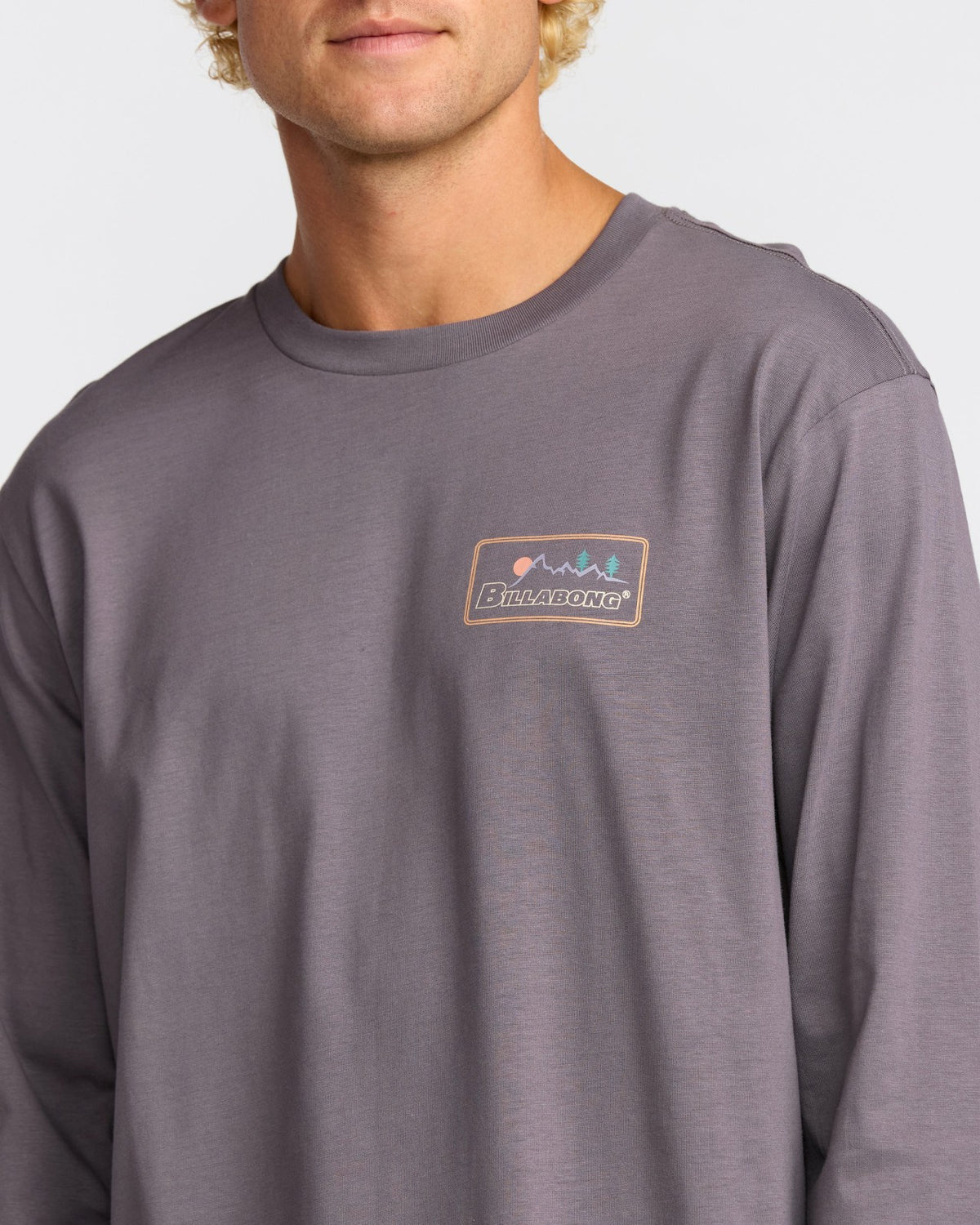 Billabong Range A/Div Long Sleeve T-Shirt - Grey Violet