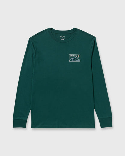 Billabong Range A/Div Long Sleeve T-Shirt - Spruce Green