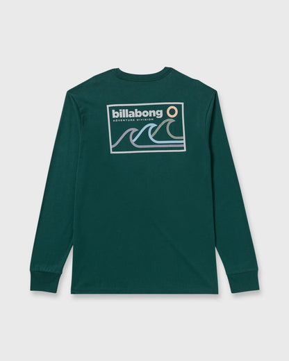 Billabong Range A/Div Long Sleeve T-Shirt - Spruce Green