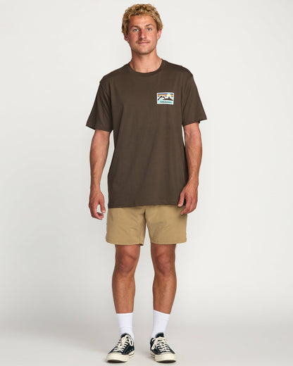 Billabong Range A/Div Tee - Chocolate