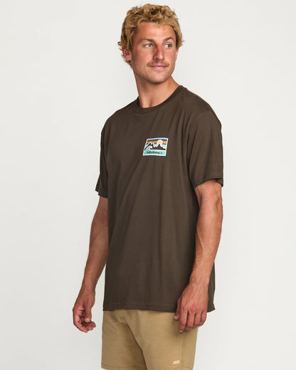 Billabong Range A/Div Tee - Chocolate