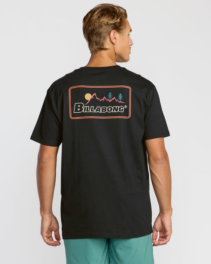 Billabong Range A/Div Short Sleeve T-Shirt - Black