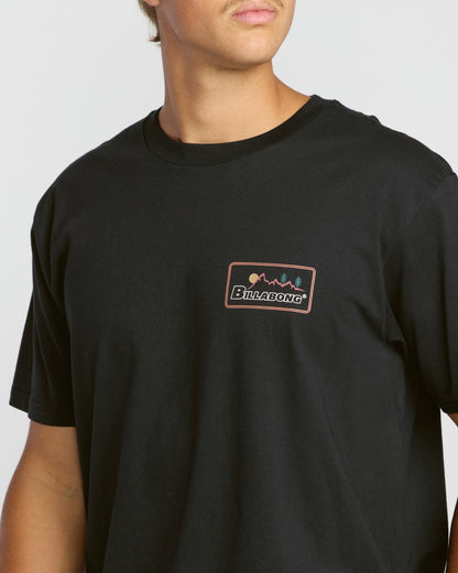 Billabong Range A/Div Short Sleeve T-Shirt - Black