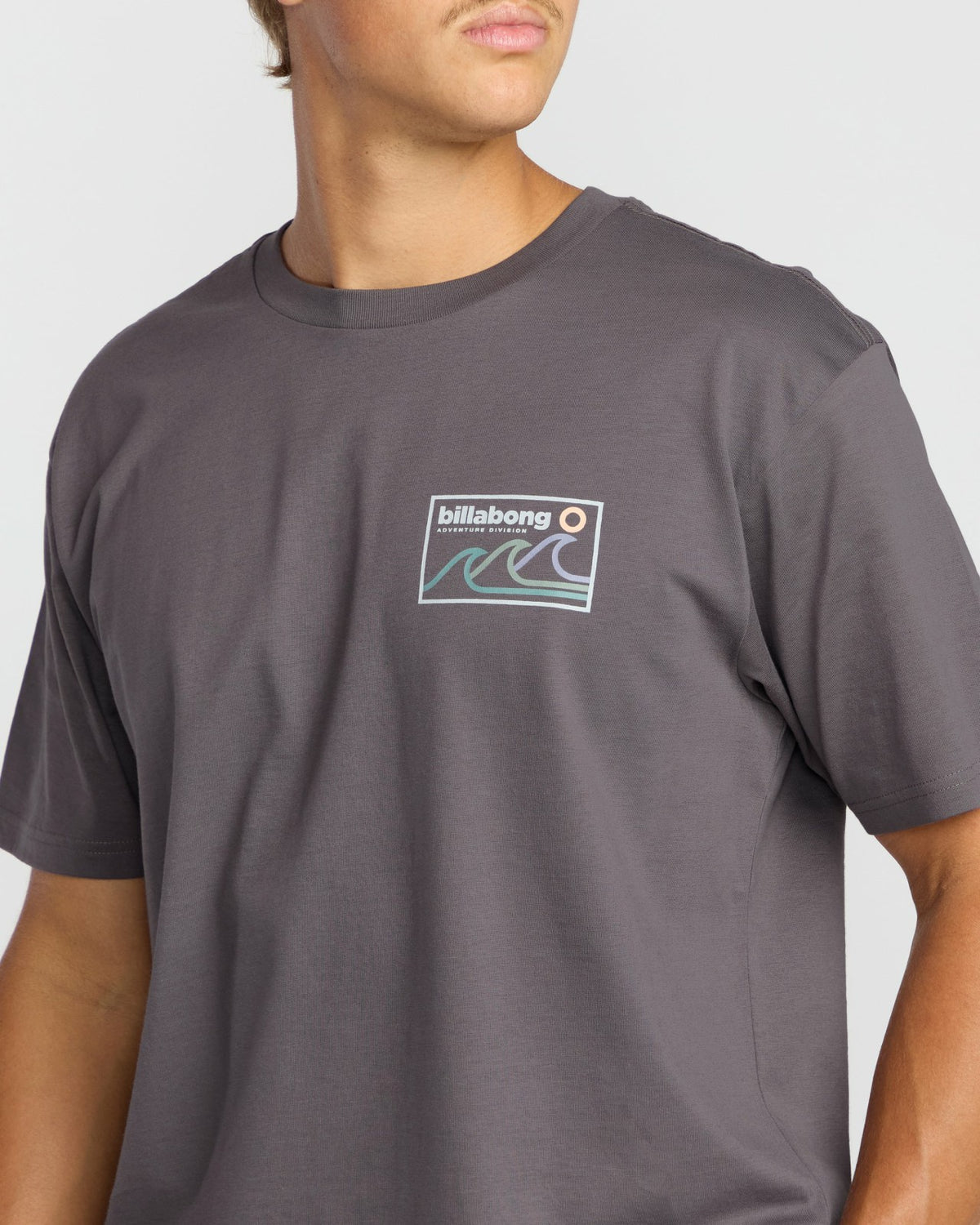 Billabong Range A/Div Short Sleeve T-Shirt - Grey Violet