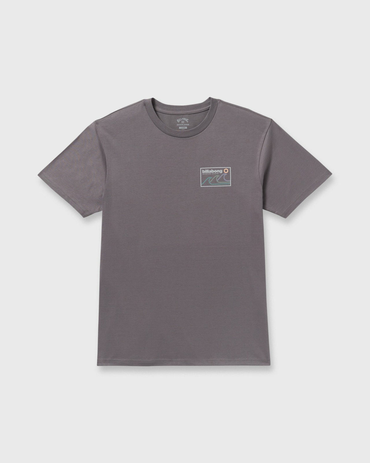 Billabong Range A/Div Short Sleeve T-Shirt - Grey Violet