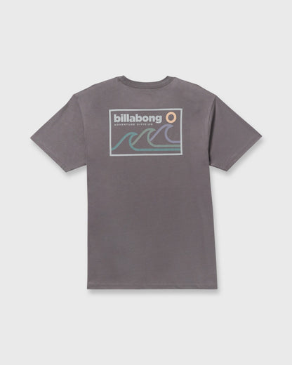 Billabong Range A/Div Short Sleeve T-Shirt - Grey Violet